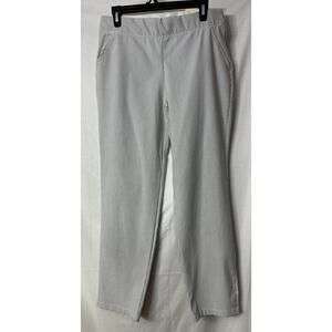 NWT Max Studio Womens Pull On Stretch High Rise Slim Leg Trouser Pants Size‎ L
